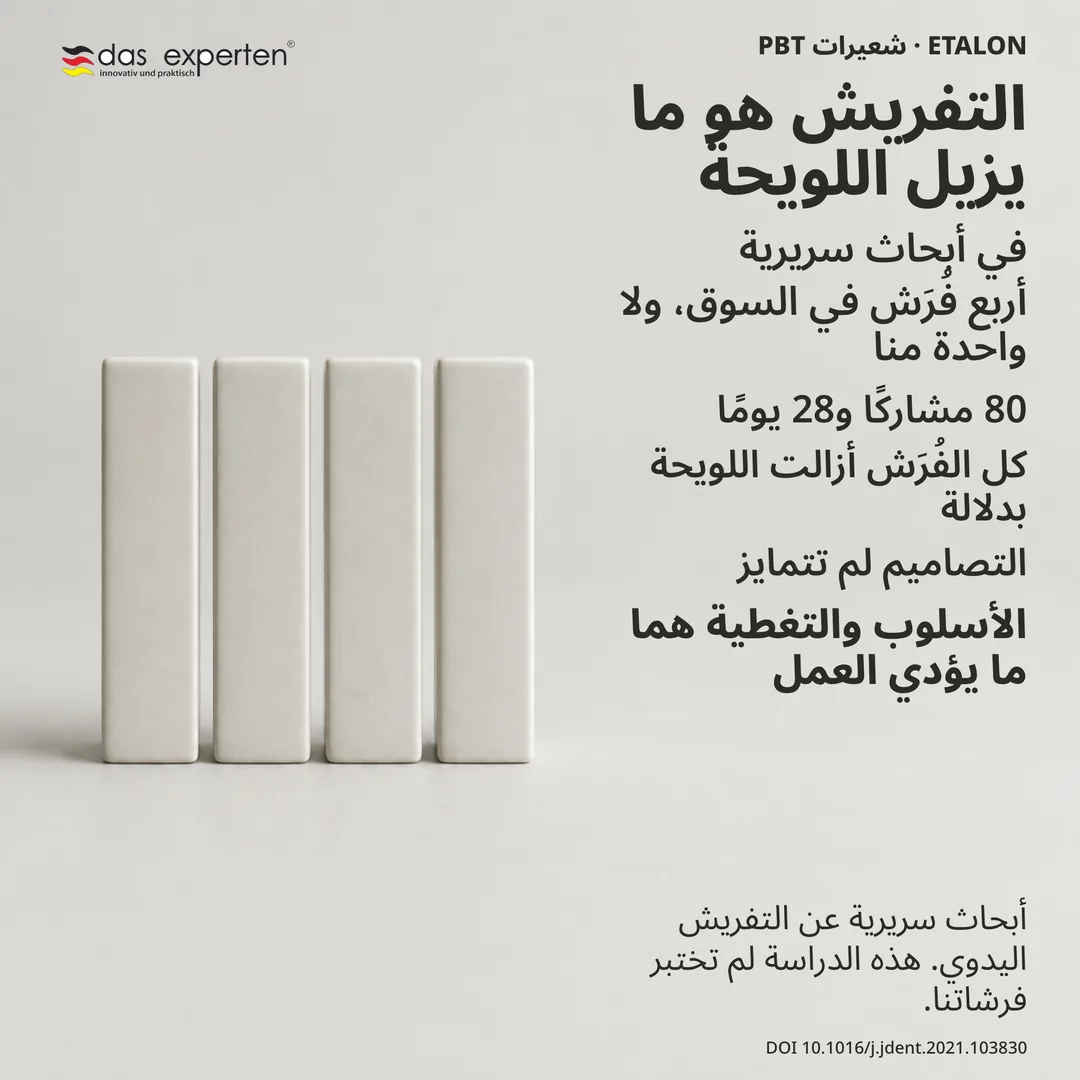 مخطط دراسة: أربعة تصاميم غير مسماة كعلامات محايدة على مؤشر لويحة واحد، متقاربة معًا
