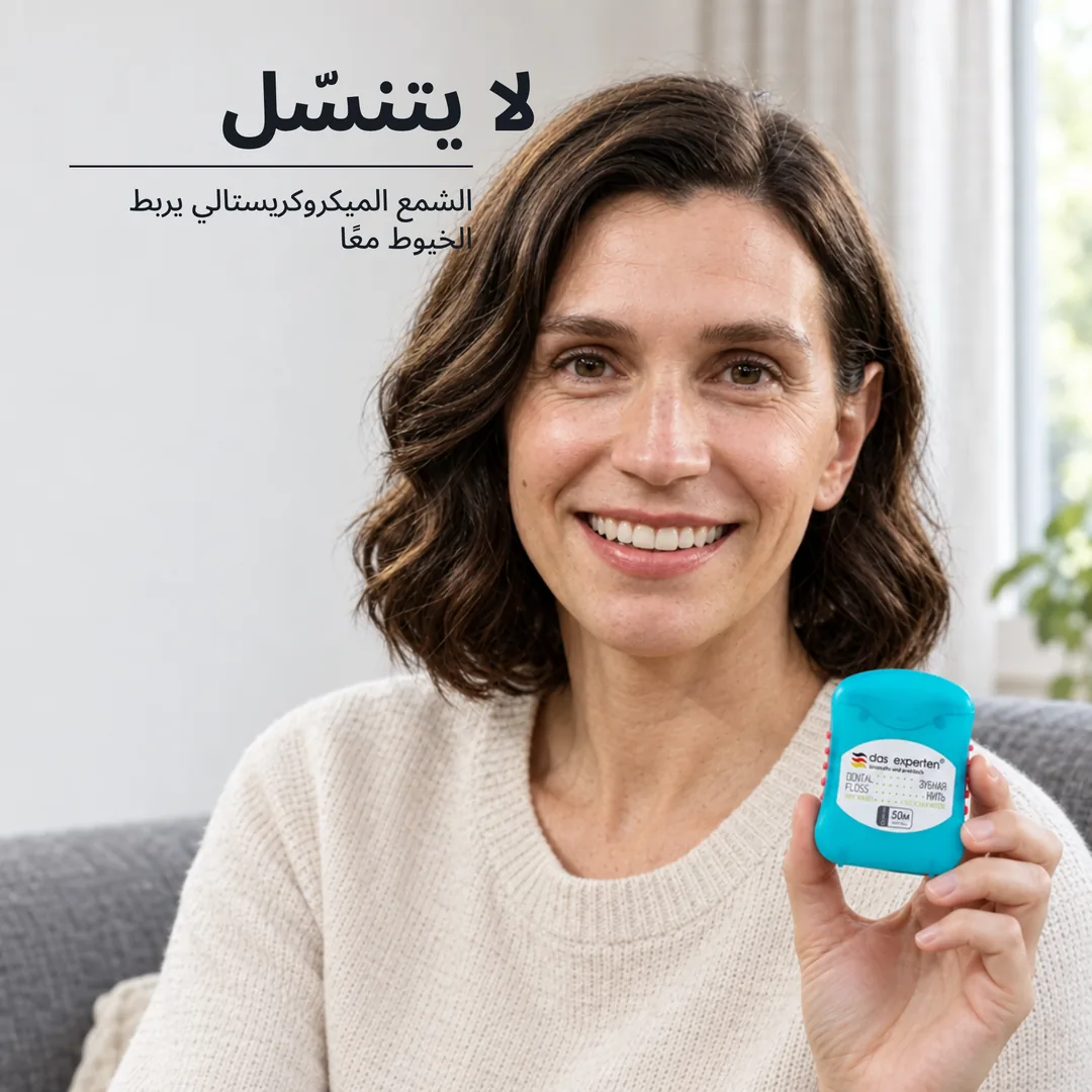 لا يتنسّل — الشمع الميكروكريستالي يربط الخيوط معًا