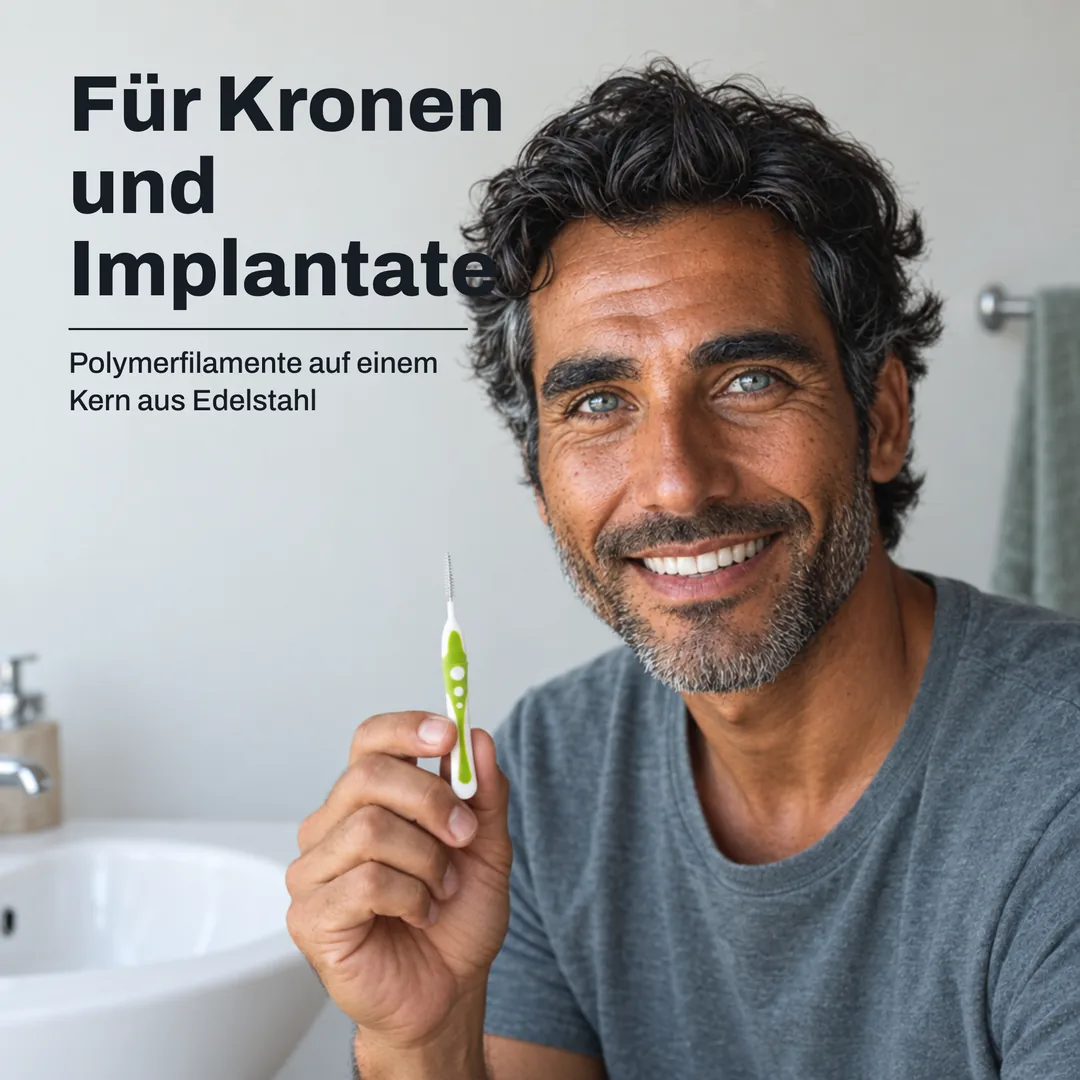 Für Kronen und Implantate — Polymerfilamente auf einem Kern aus Edelstahl
