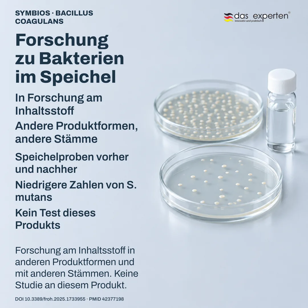 Laborszene: beschriftete Speichelproben und Kulturplatten im Vergleich — Forschung am Inhaltsstoff, nicht am Produkt