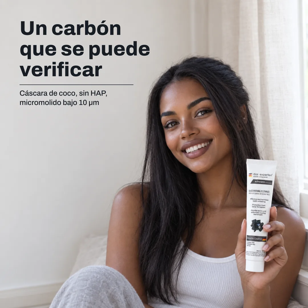 Un carbón que se puede verificar — Cáscara de coco, sin HAP, micromolido bajo 10 μm