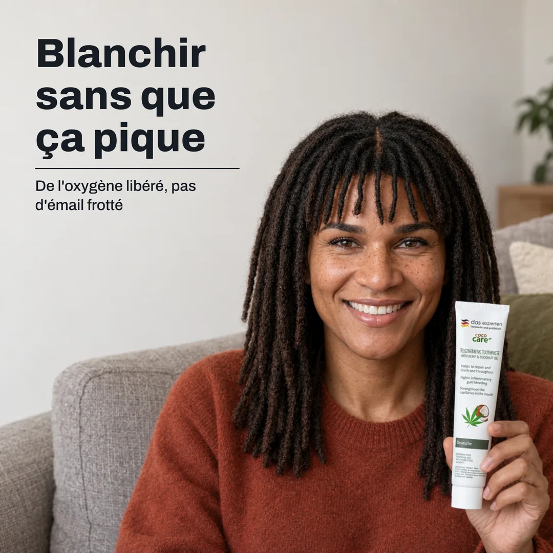 Blanchir sans que ça pique — De l'oxygène libéré, pas d'émail frotté