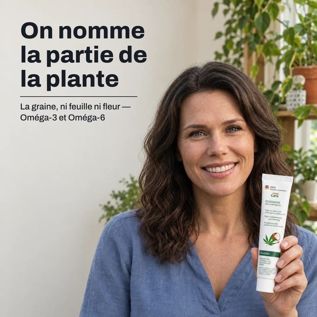 On nomme la partie de la plante — La graine, ni feuille ni fleur — Oméga-3 et Oméga-6
