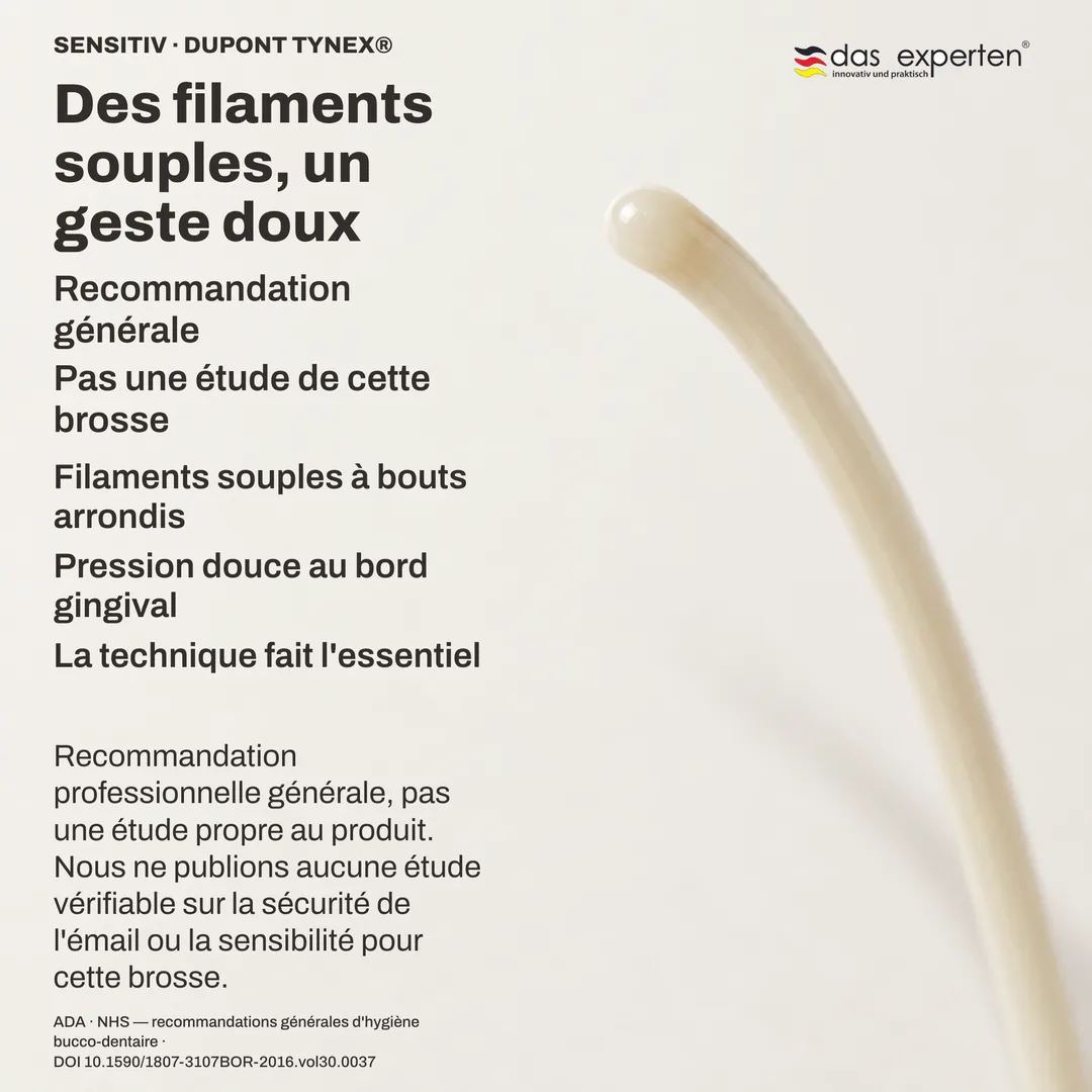 Étude de filament : un filament souple à échelle non littérale, extrémité arrondie et non coupée, qui plie au lieu de résister