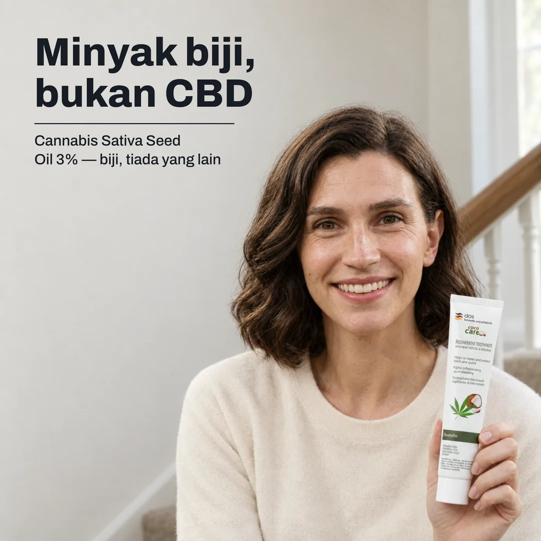 Minyak biji, bukan CBD — Cannabis Sativa Seed Oil 3% — biji, tiada yang lain