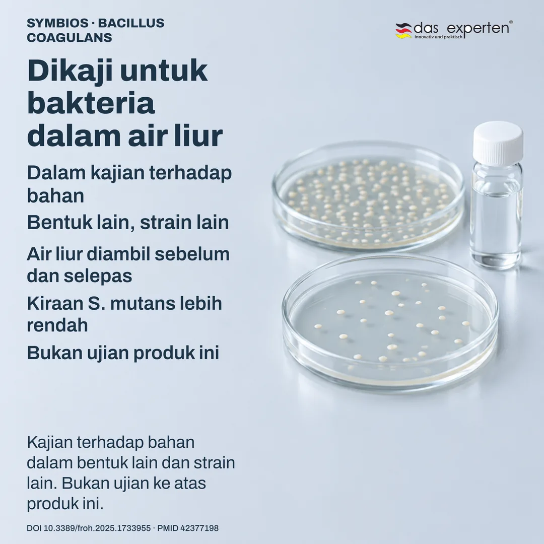 Suasana makmal: sampel air liur dan piring kultur berlabel — kajian terhadap bahan, bukan produk ini