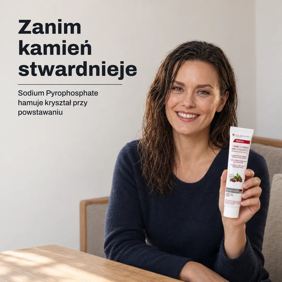 Zanim kamień stwardnieje — Sodium Pyrophosphate hamuje kryształ przy powstawaniu