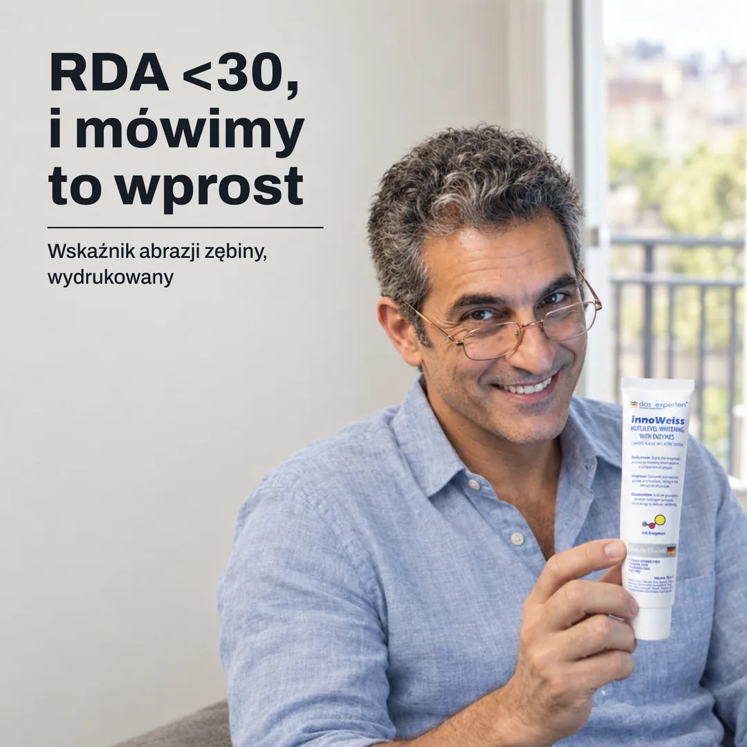 RDA <30, i mówimy to wprost — Wskaźnik abrazji zębiny, wydrukowany