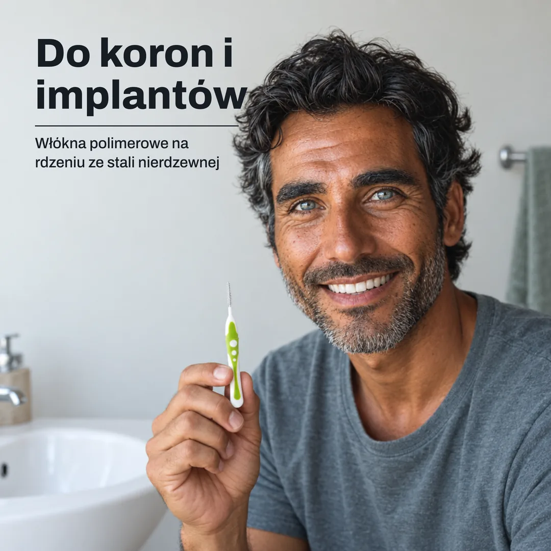 Do koron i implantów — Włókna polimerowe na rdzeniu ze stali nierdzewnej
