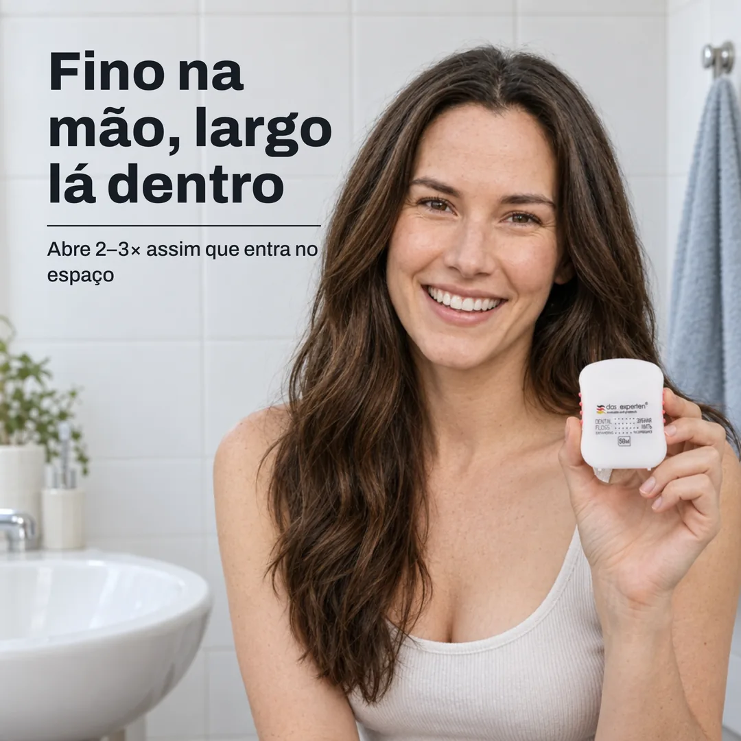 Fino na mão, largo lá dentro — Abre 2–3× assim que entra no espaço