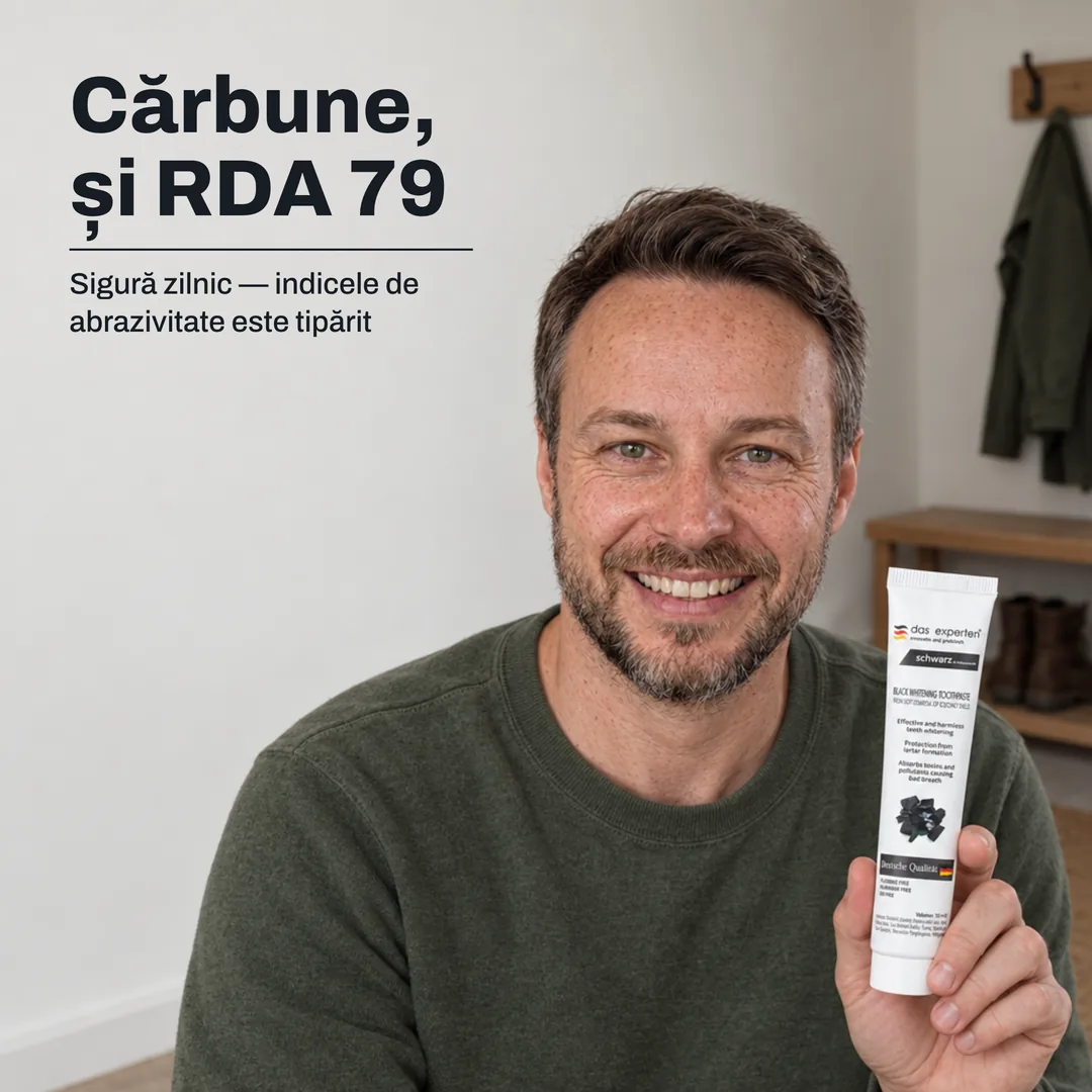 Cărbune, și RDA 79 — Sigură zilnic — indicele de abrazivitate este tipărit