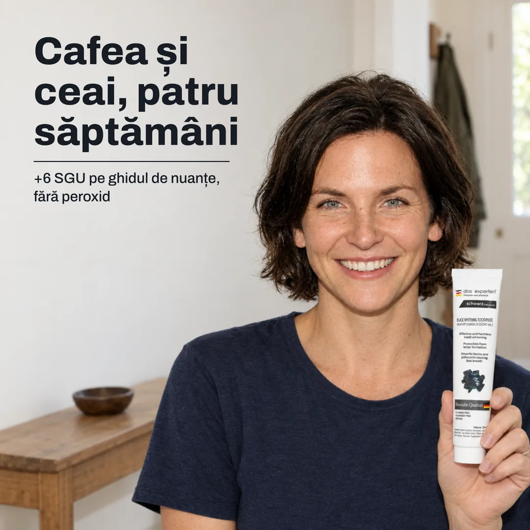 Cafea și ceai, patru săptămâni — +6 SGU pe ghidul de nuanțe, fără peroxid