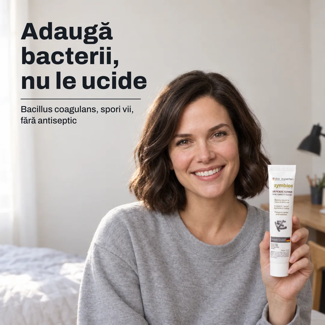 Adaugă bacterii, nu le ucide — Bacillus coagulans, spori vii, fără antiseptic