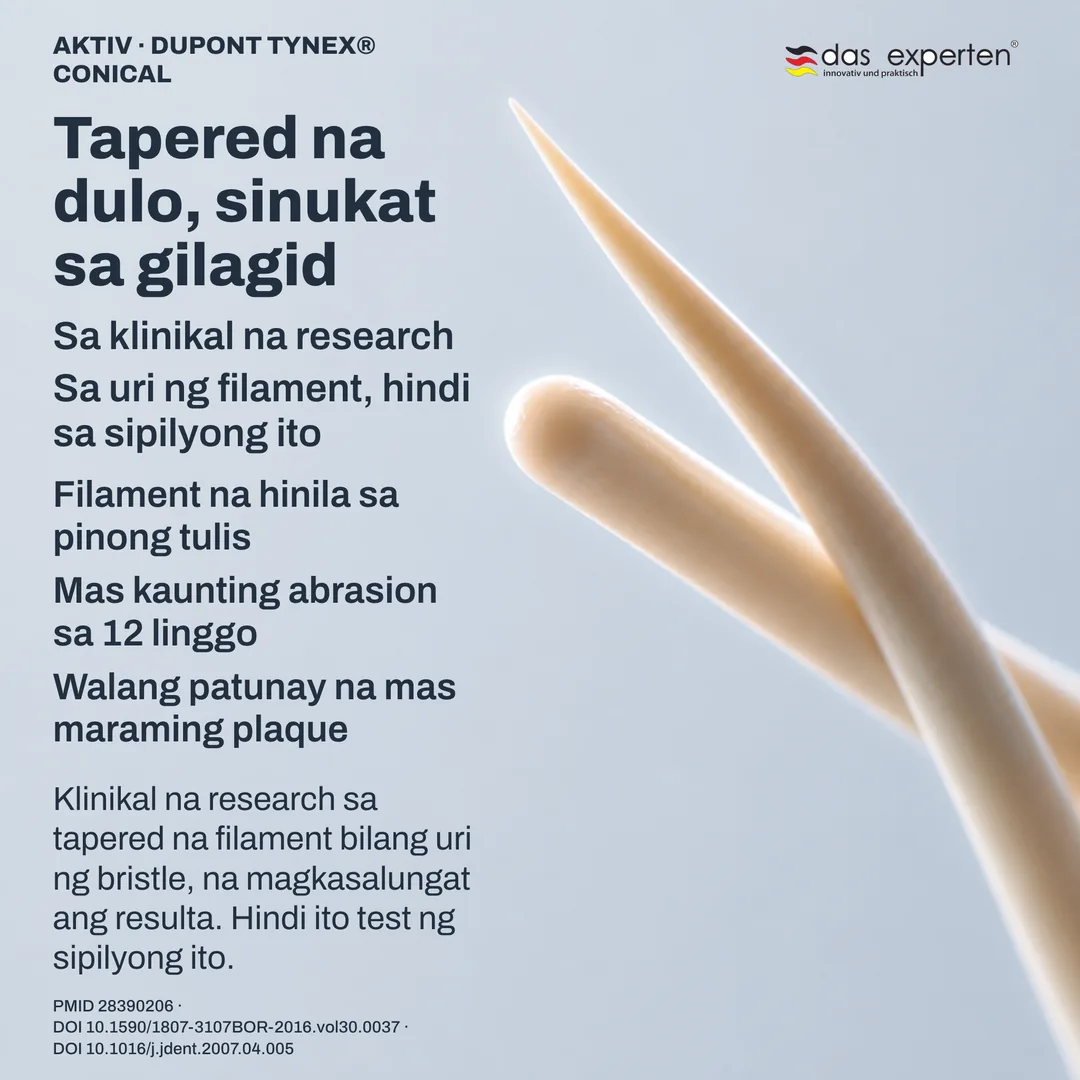 Pag-aaral ng geometry: profile ng tapered na dulo katabi ng bilog na dulo, eskematiko sa di-literal na sukat