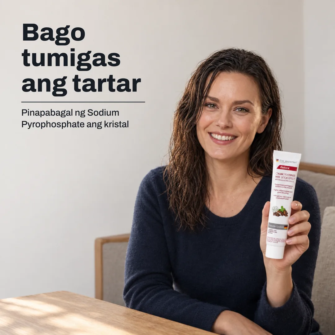 Bago tumigas ang tartar — Pinapabagal ng Sodium Pyrophosphate ang kristal