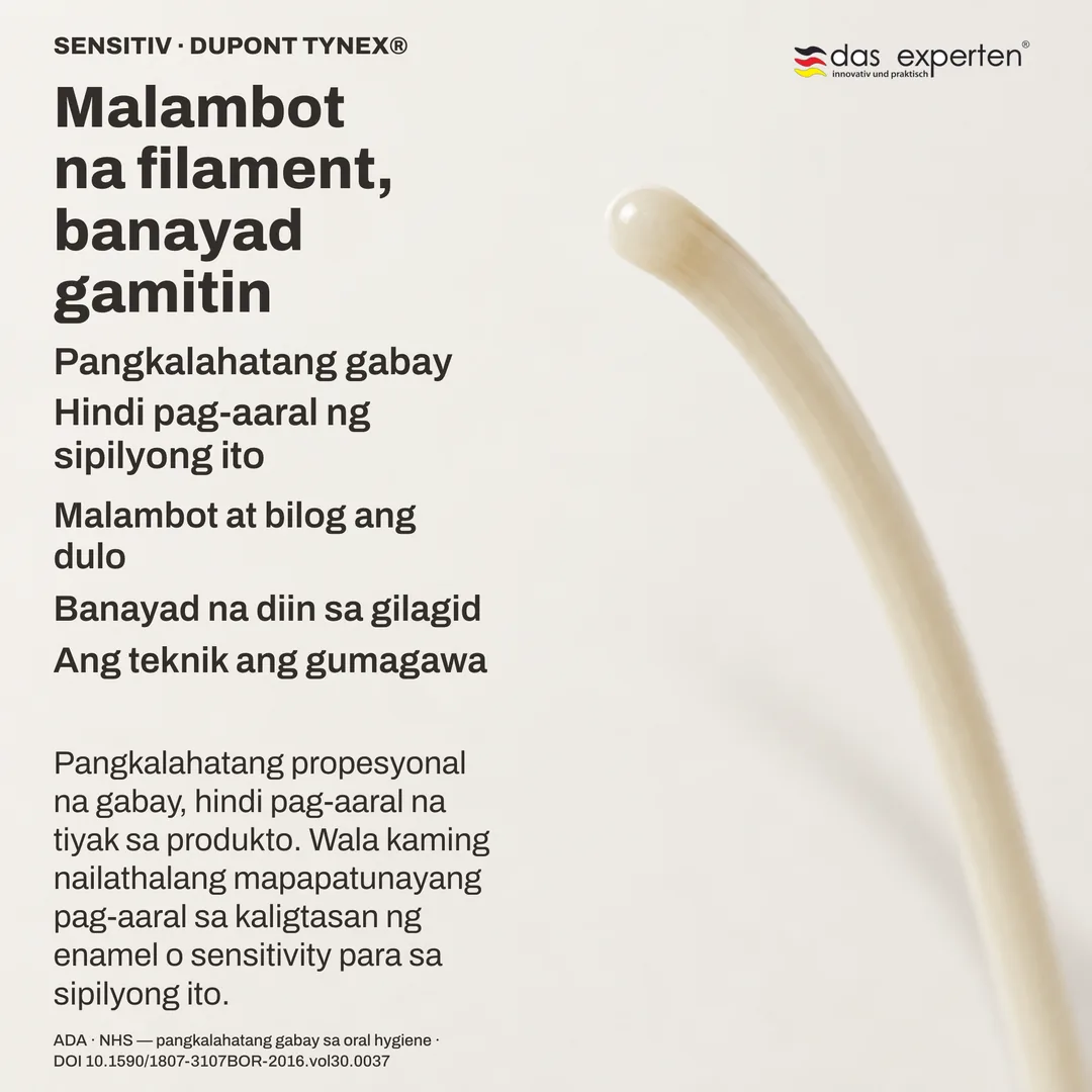 Pag-aaral ng filament: isang malambot na filament sa di-literal na sukat, bilog ang dulo at yumuyuko sa halip na tumutol