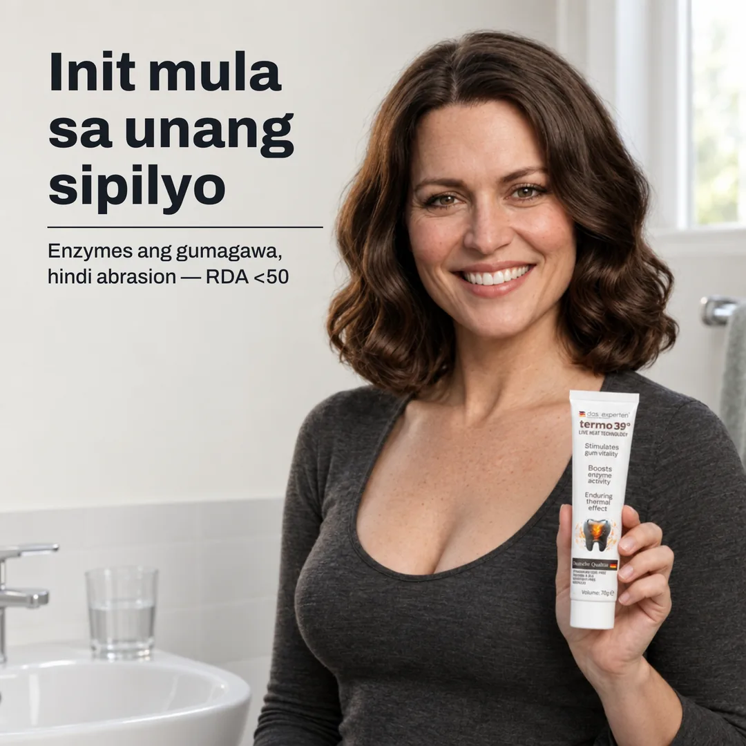 Init mula sa unang sipilyo — Enzymes ang gumagawa, hindi abrasion — RDA <50