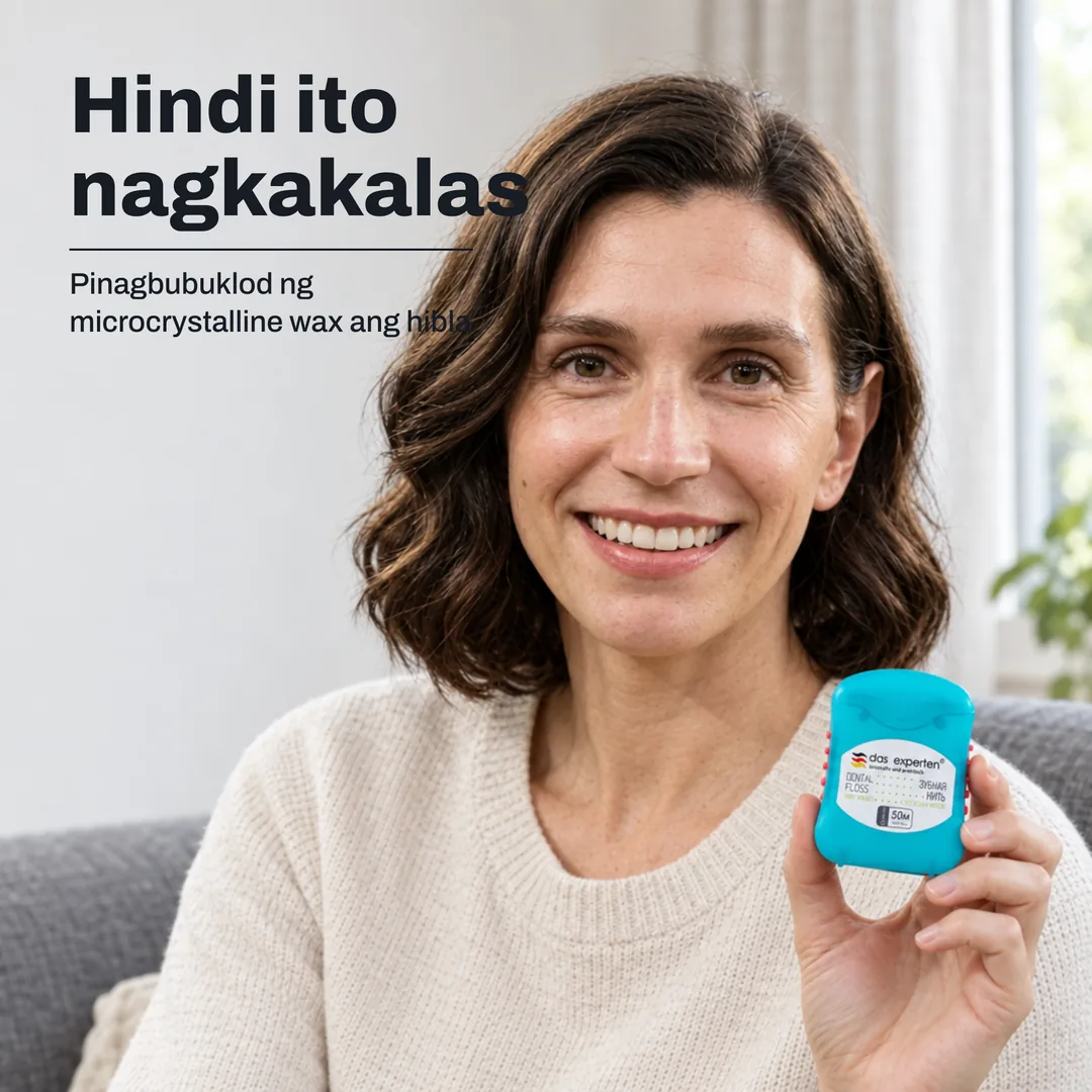 Hindi ito nagkakalas — Pinagbubuklod ng microcrystalline wax ang hibla
