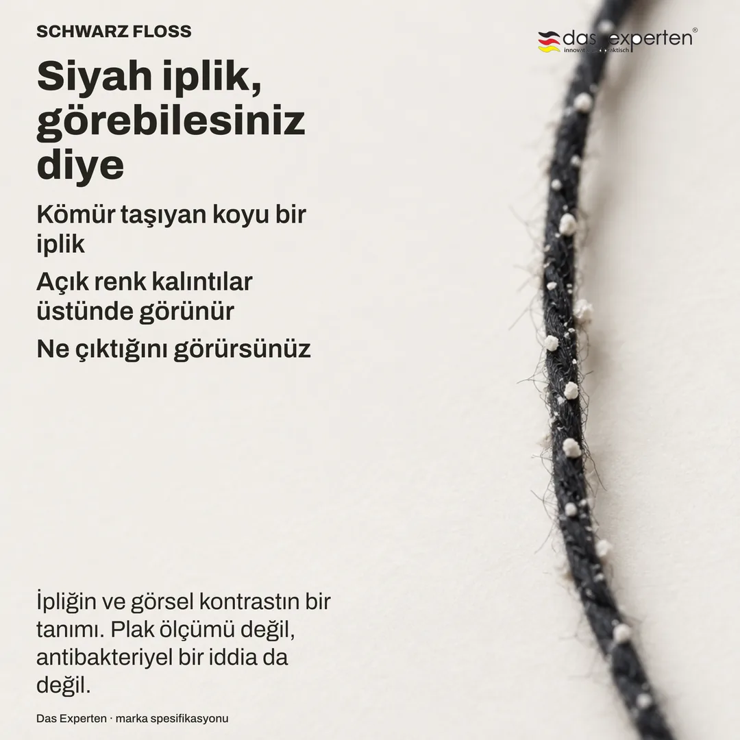 Kontrast incelemesi: ince koyu bir iplik üzerinde açık renk madde; konu, birinin diğeri üzerindeki görünürlüğü