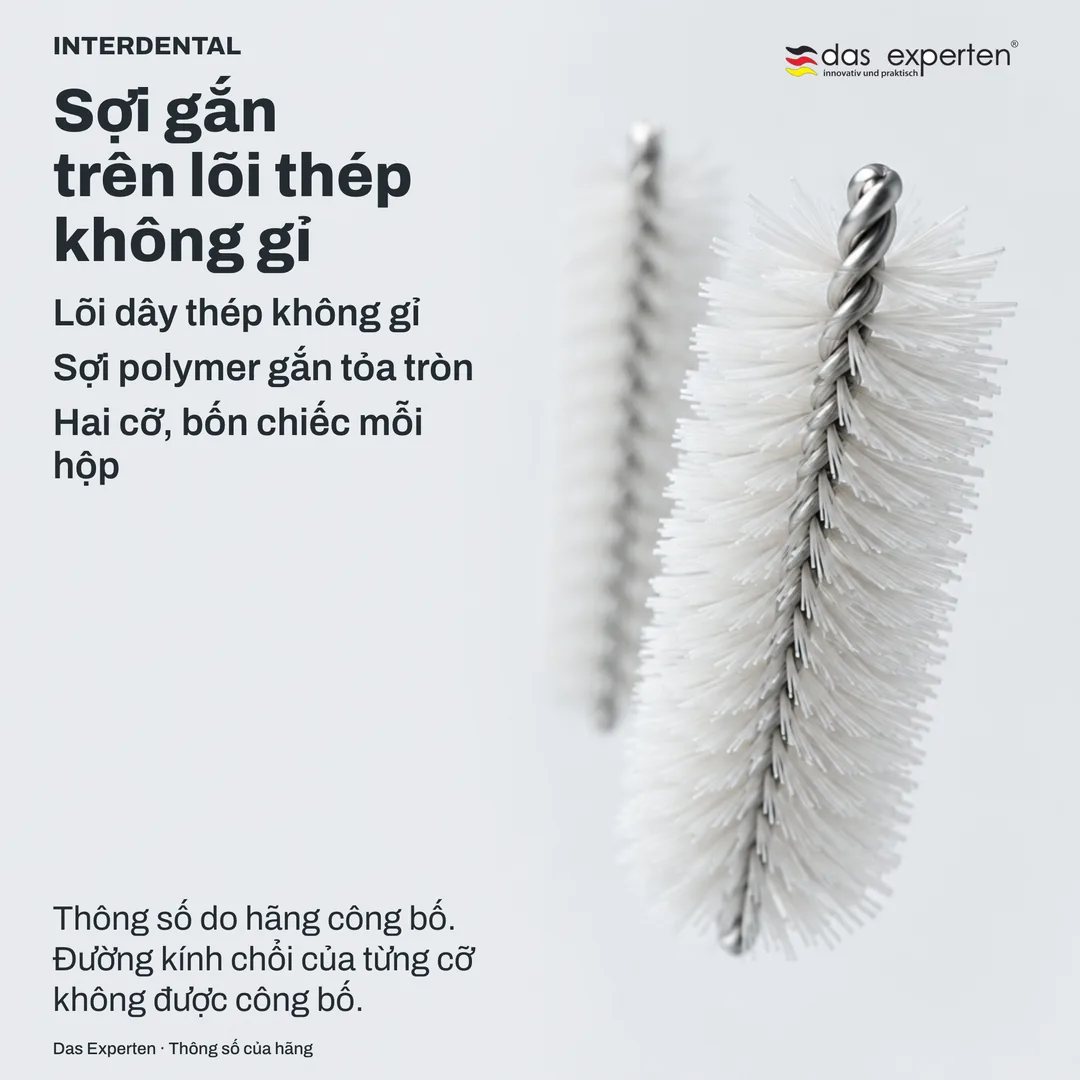 Nghiên cứu cấu tạo: lõi dây với các sợi gắn tỏa tròn, sơ đồ ở tỉ lệ phi thực, kèm hai dấu cỡ trừu tượng