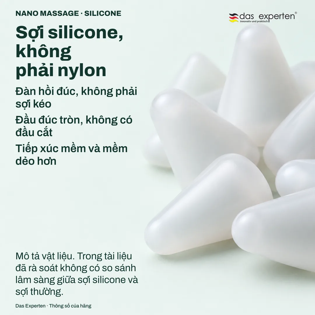 Nghiên cứu bề mặt sợi silicone đúc ở tỉ lệ phi thực: bề mặt vật liệu và đầu sợi tròn do đúc