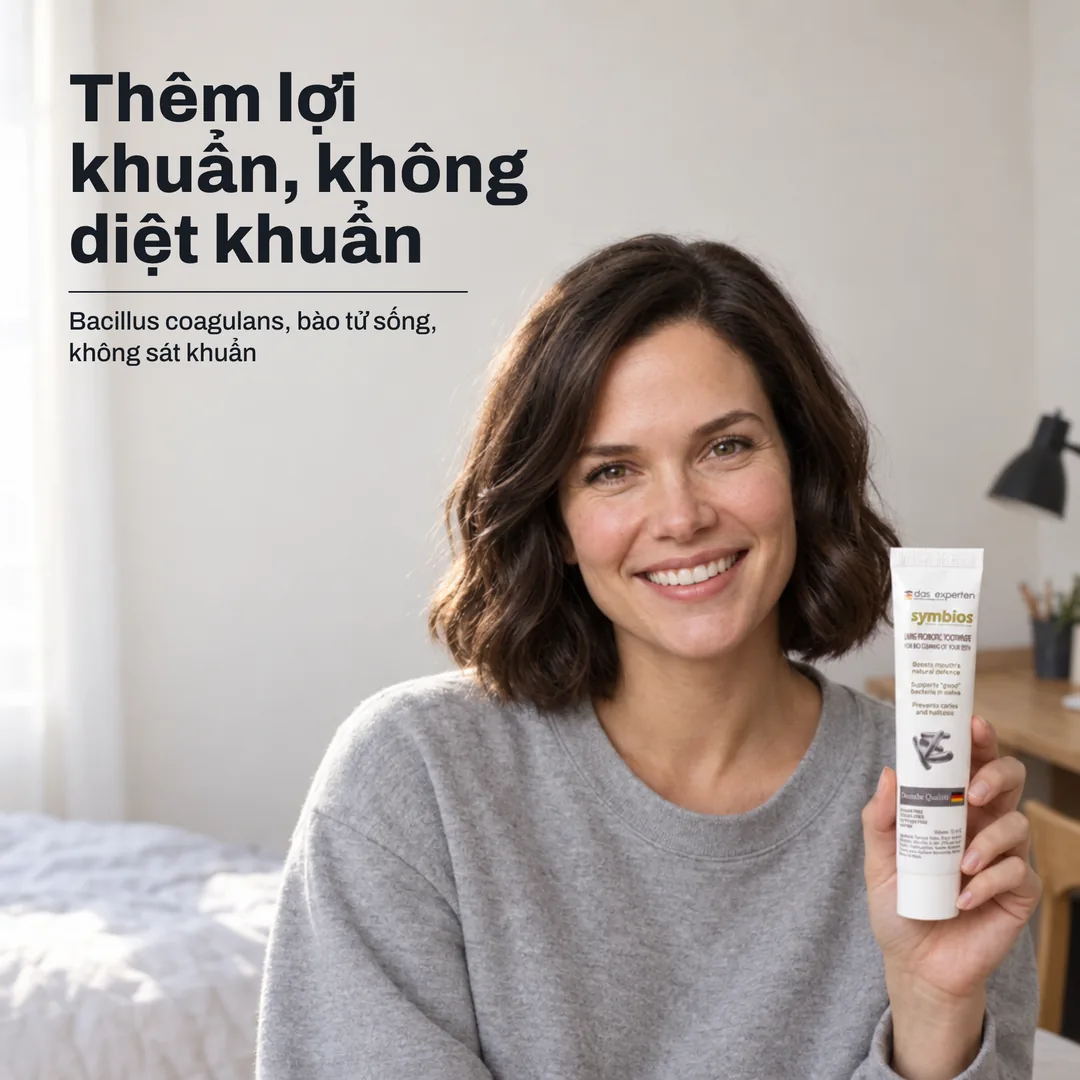 Thêm lợi khuẩn, không diệt khuẩn — Bacillus coagulans, bào tử sống, không sát khuẩn