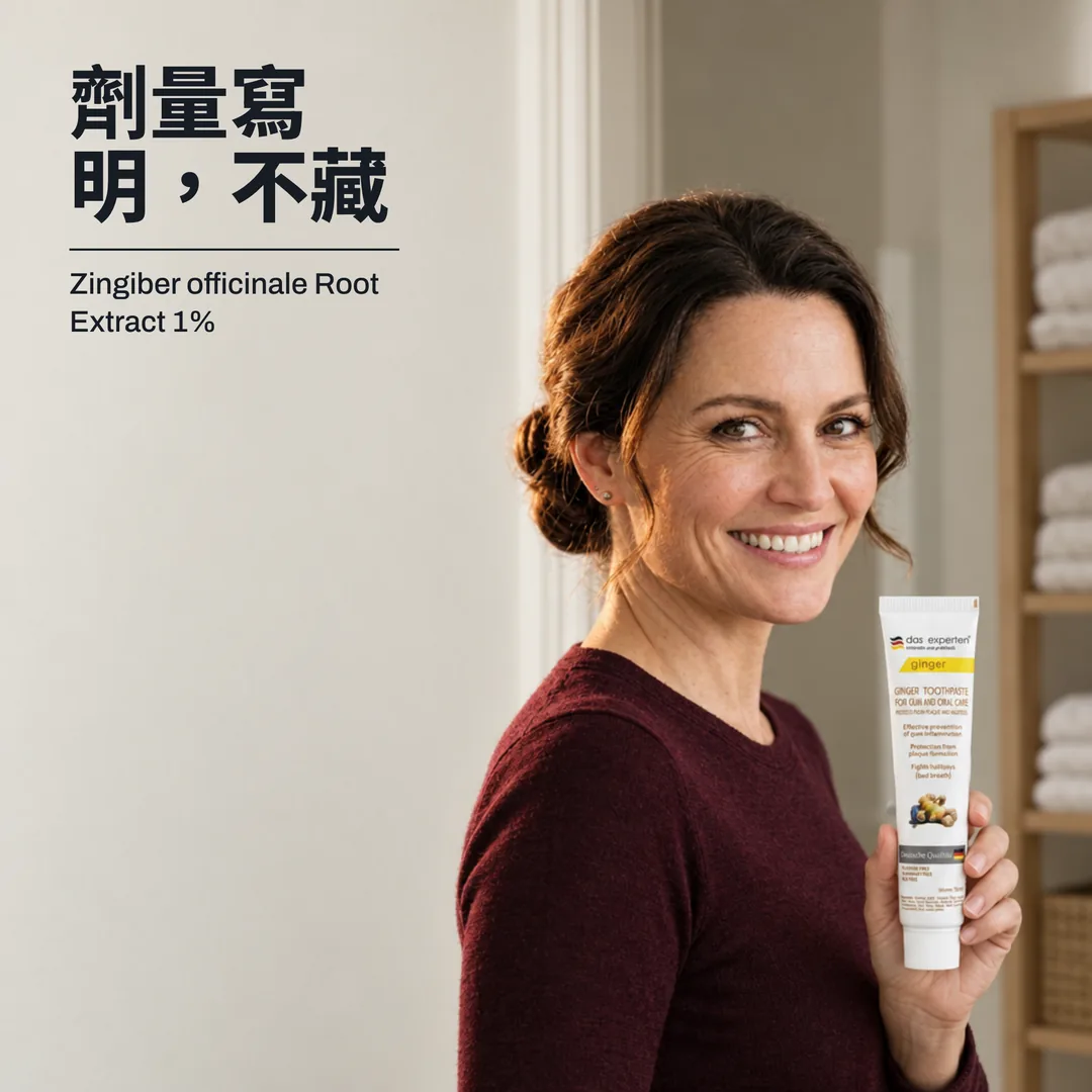 劑量寫明,不藏 — Zingiber officinale Root Extract 1%
