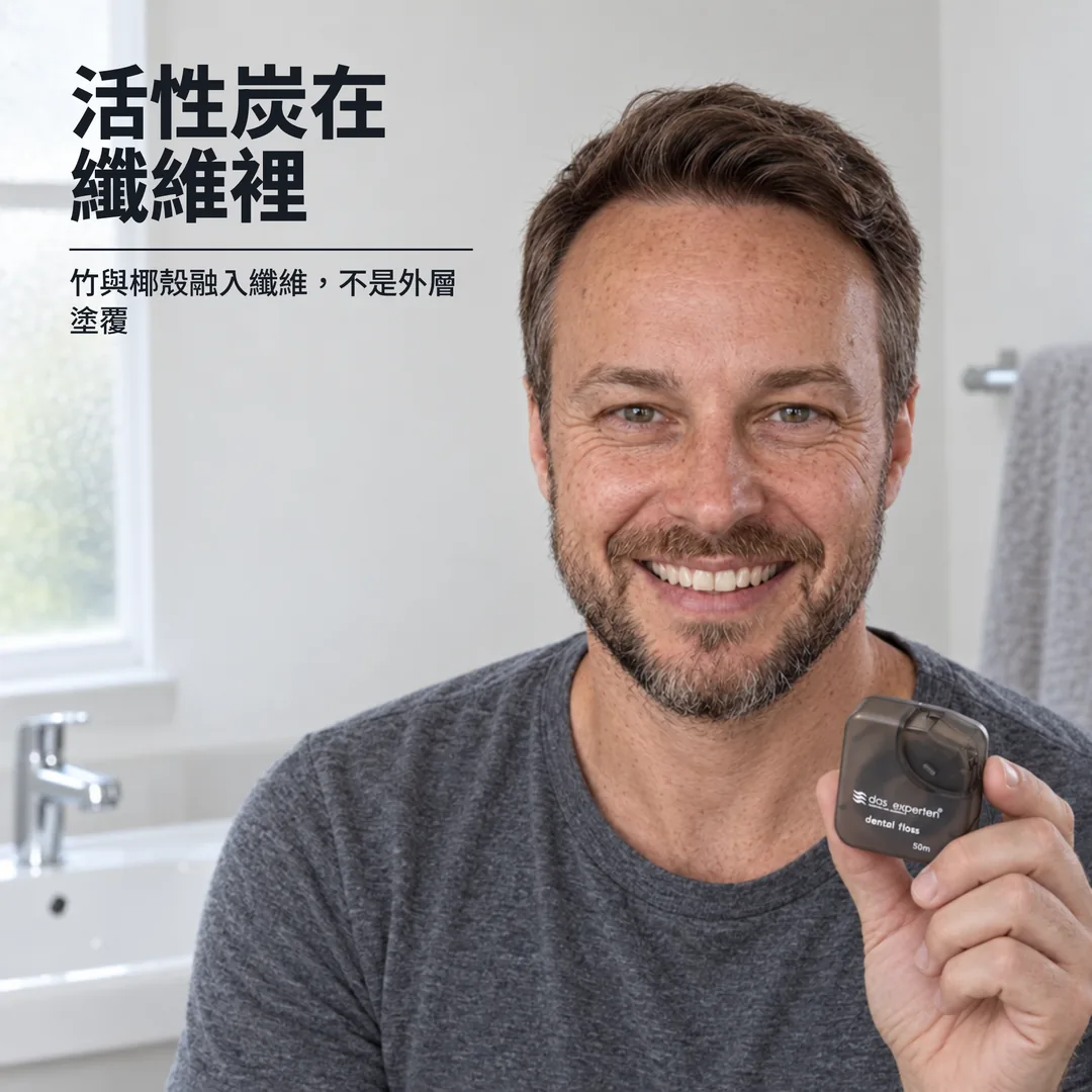 活性炭在纖維裡 — 竹與椰殼融入纖維,不是外層塗覆