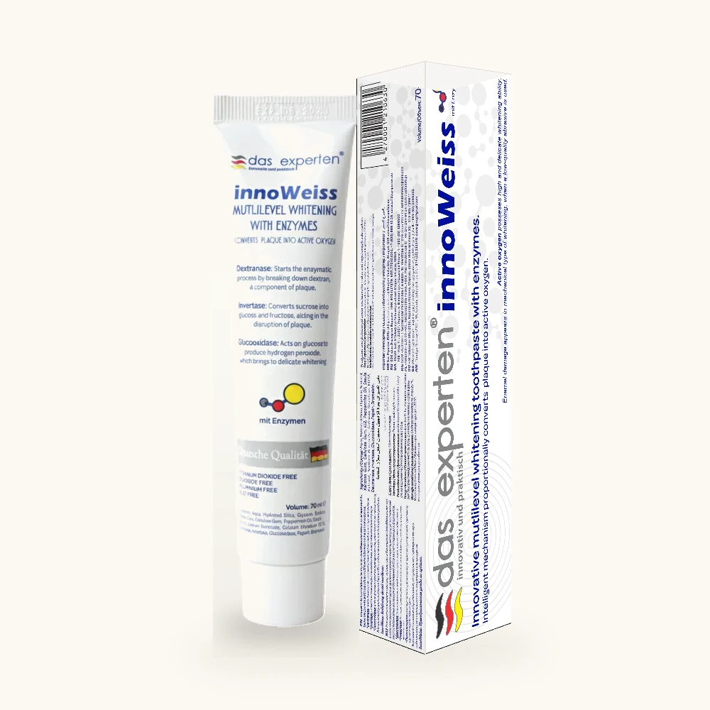 Das Experten INNOWEISS enzyme toothpaste with papain and bromelain