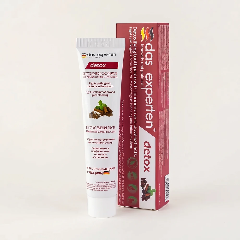 Das Experten DETOX pastă de dinți cu scorțișoară și cuișoare