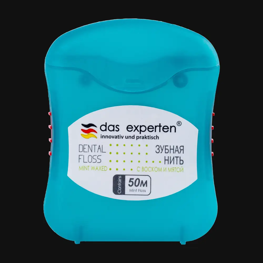 Ață dentară · Mentă cerată — Das Experten waxed mint
