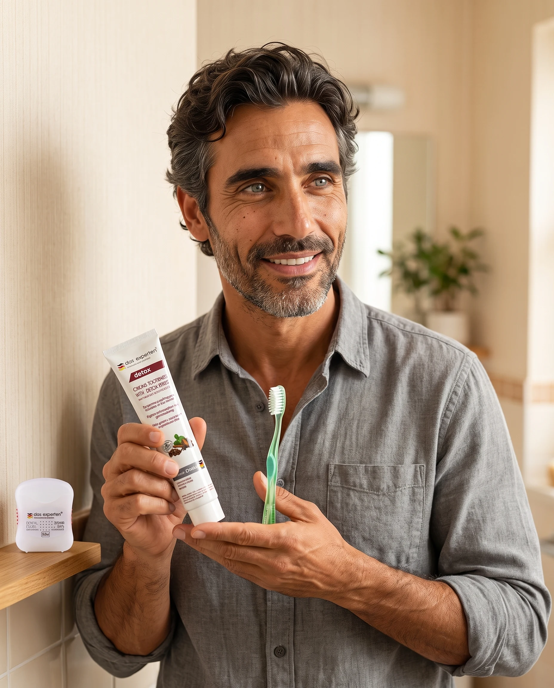 Gum-calm detox routine — paste, brush and floss